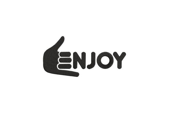 Enjoy: A Versatile Embroidery Design