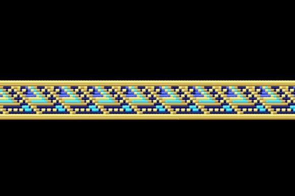 Folk Border Embroidery Design