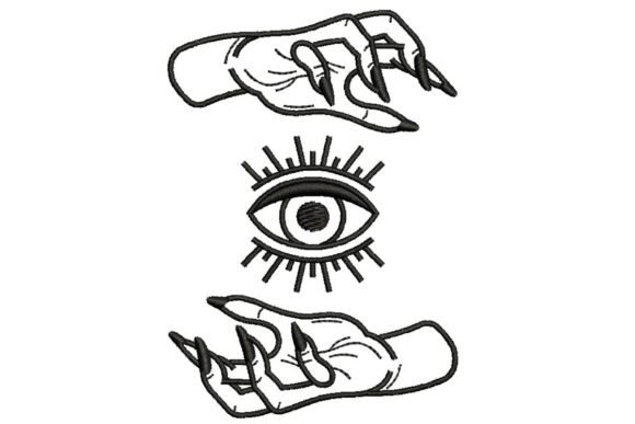 Mystical Hands with All-Seeing Eye